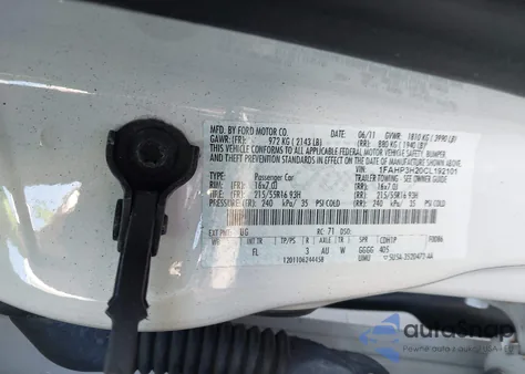 2012 Ford Focus Sel z USA, uszkodzony, nr VIN 1FAHP3H20CL192101